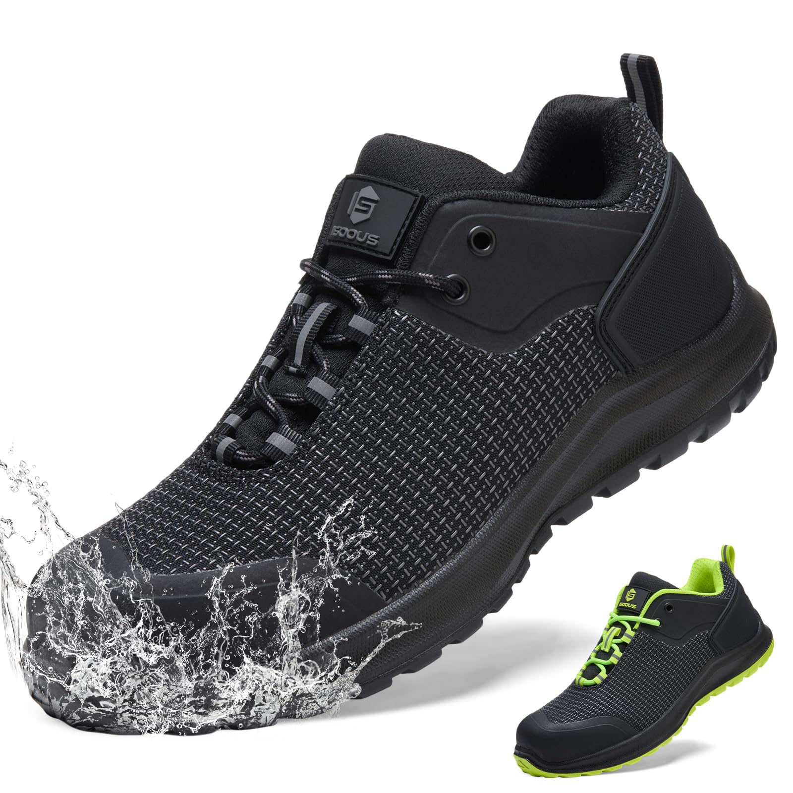 ISOOUS Scarpe Antinfortunistiche Uomo Donna S3S ESD SRC Impermeabile