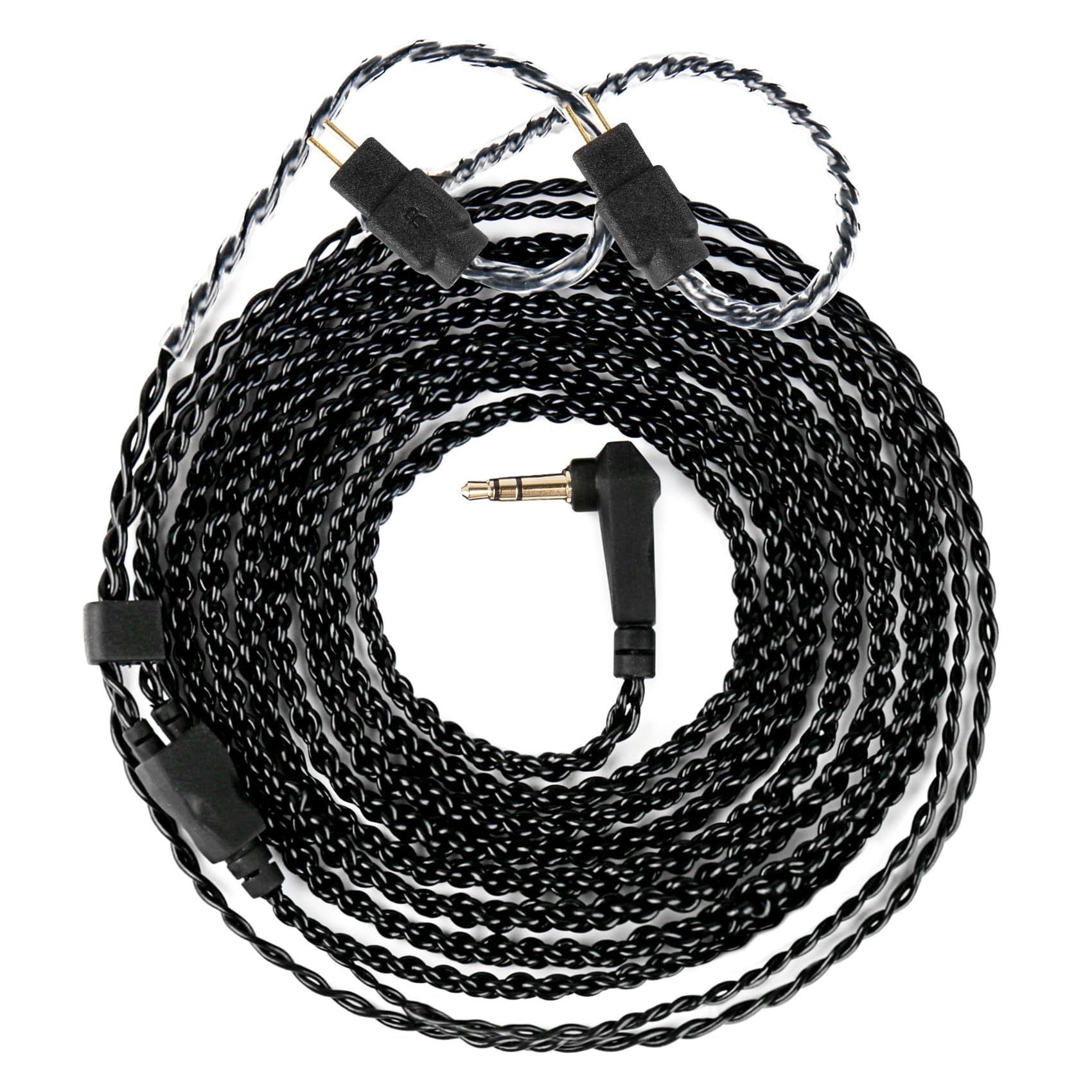 CCZ C01, Yinyoo 2 PIN 0.14 inch (3.5 mm) Cable 6.6 ft (2 m) Earphone Cable Original Cable 0.14 inch (3.5 mm) Earphone Upgrade Earphone Replacement Cord for KZ KBEAR Earphones Compatible with ZSTX