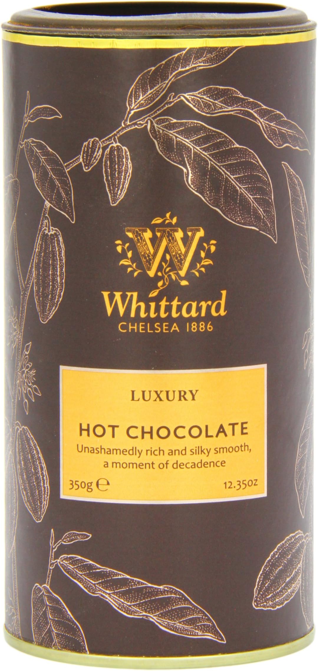of Chelsea - Luxury Hot Chocolate - Milk Chocolate Mix, Vegetarian, Vegan Friendly, Baking Cocoa (350g, 1ct)