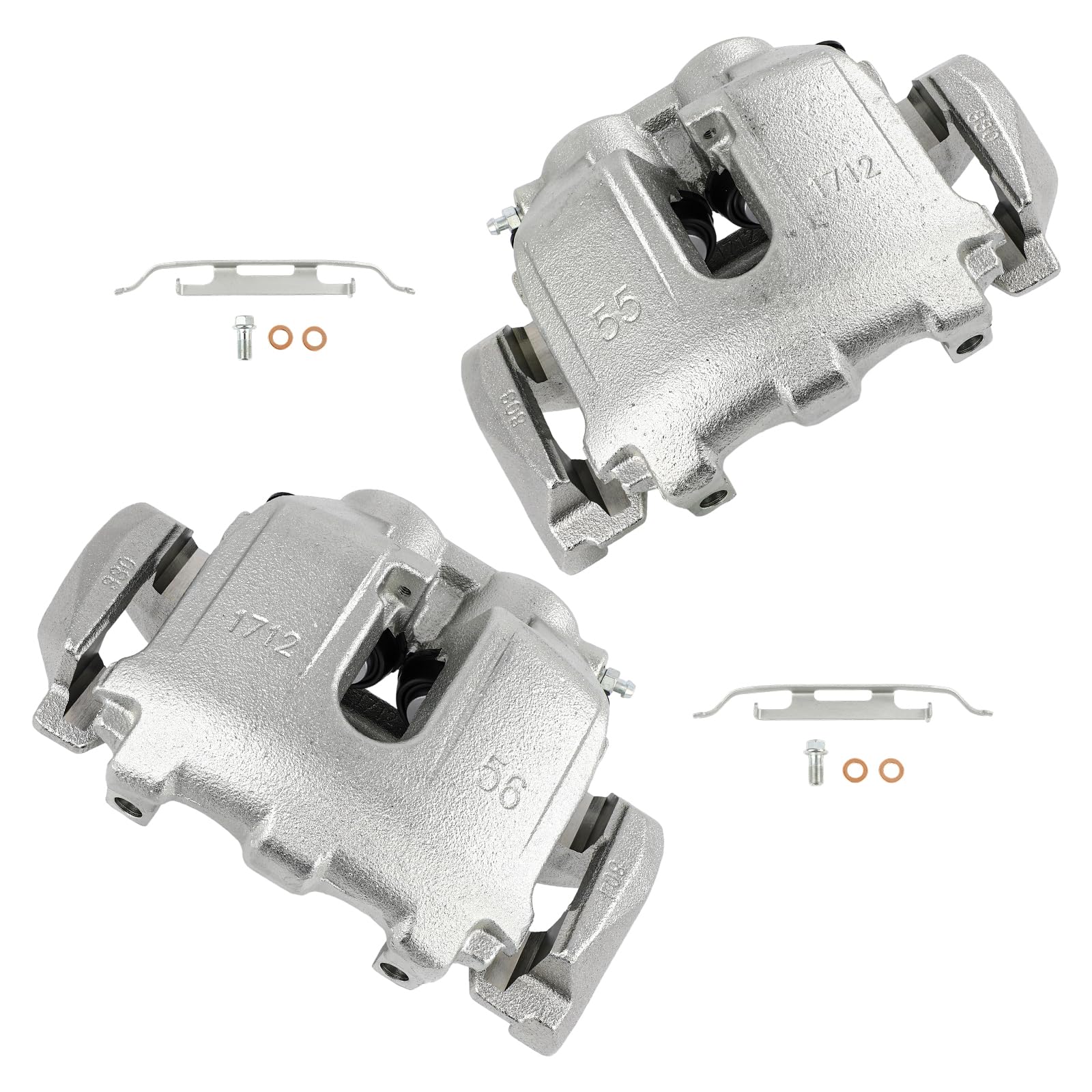 Photo 1 of cciyu Front Left & Right Brake Calipers Assembly w/Bracket 19B3257 19B3256 For Mercedes-Benz For E350/For E500/For E550/For ML320/For ML350/For ML450/For ML500/For R320/For R350/For R500