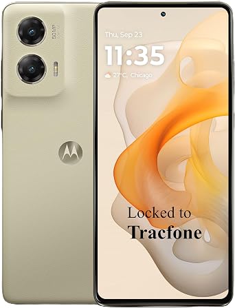 Tracfone Motorola Moto g Stylus 5G 2024,128GB, Prepaid Smartphone, Gray, 50MP Camera (Locked to Tracfone) | Prepaid Smartphone - 5000mAh battery, Gray