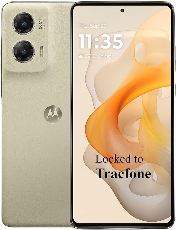 Tracfone Motorola Moto g Stylus 5G 2024,128GB, Prepaid Smartphone, Gray, 50MP Camera (Locked to Tracfone) | Prepaid Smartphone - 5000mAh battery, Gray
