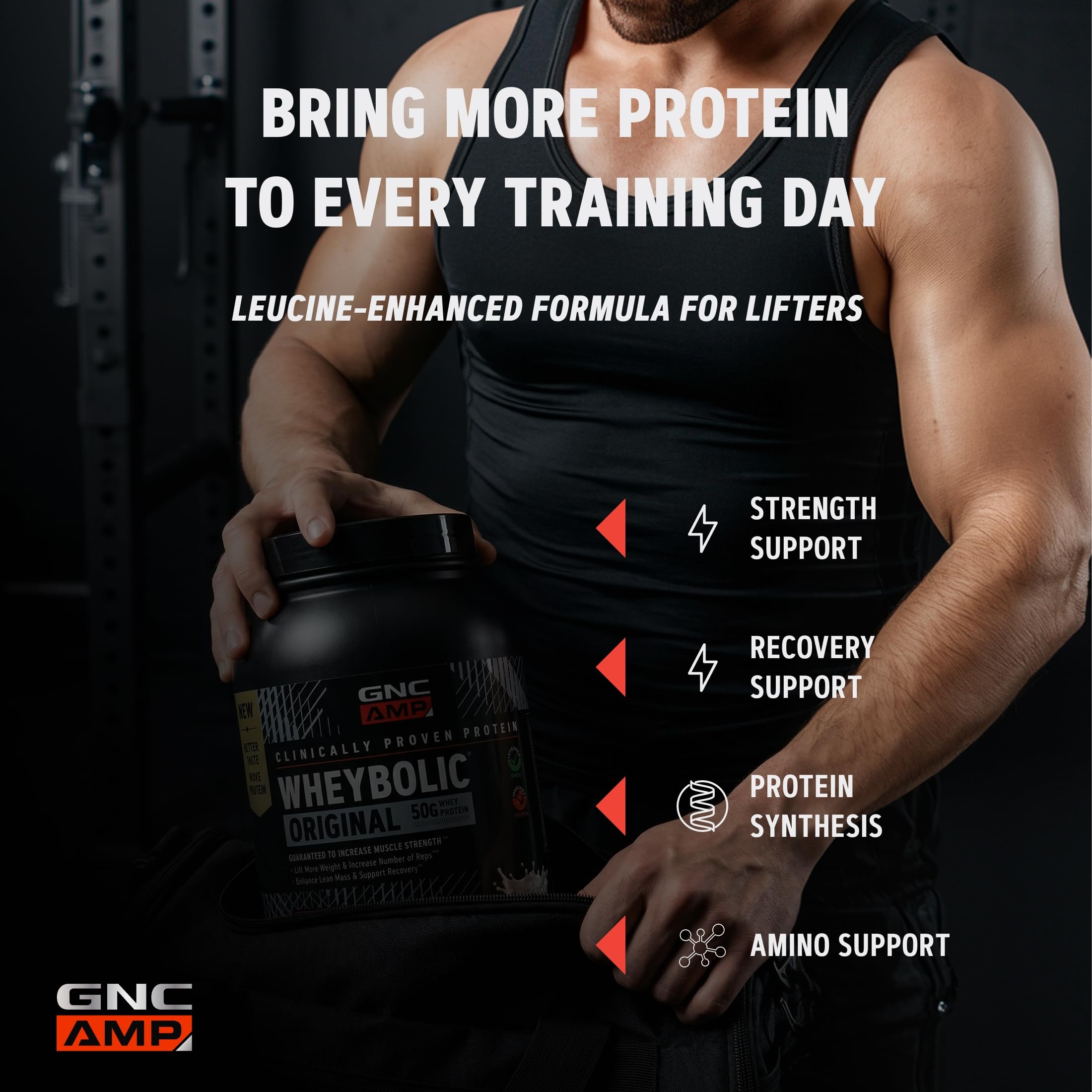 GNC AMP New Wheybolic, Classic Vanilla, 55.9 oz, 26 Servings — Amazon image 3
