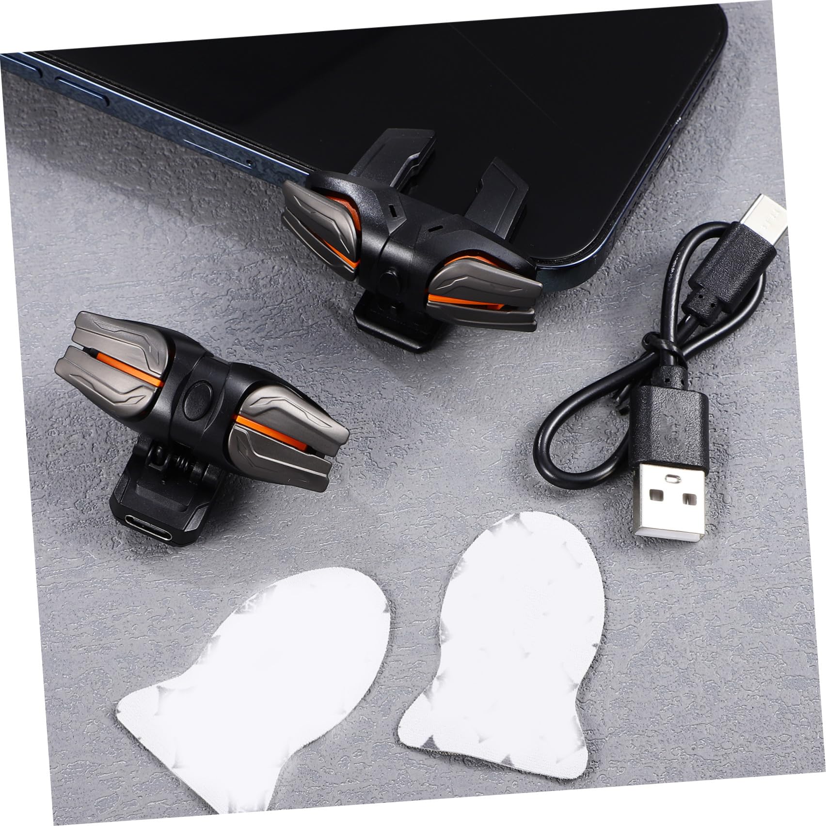 RORPOIR Mobiler Gaming Controller Trigger für Gamecontroller mit Kabel Gaming Handschuhe PC aus Abs Kunststoff für Handy Spiele