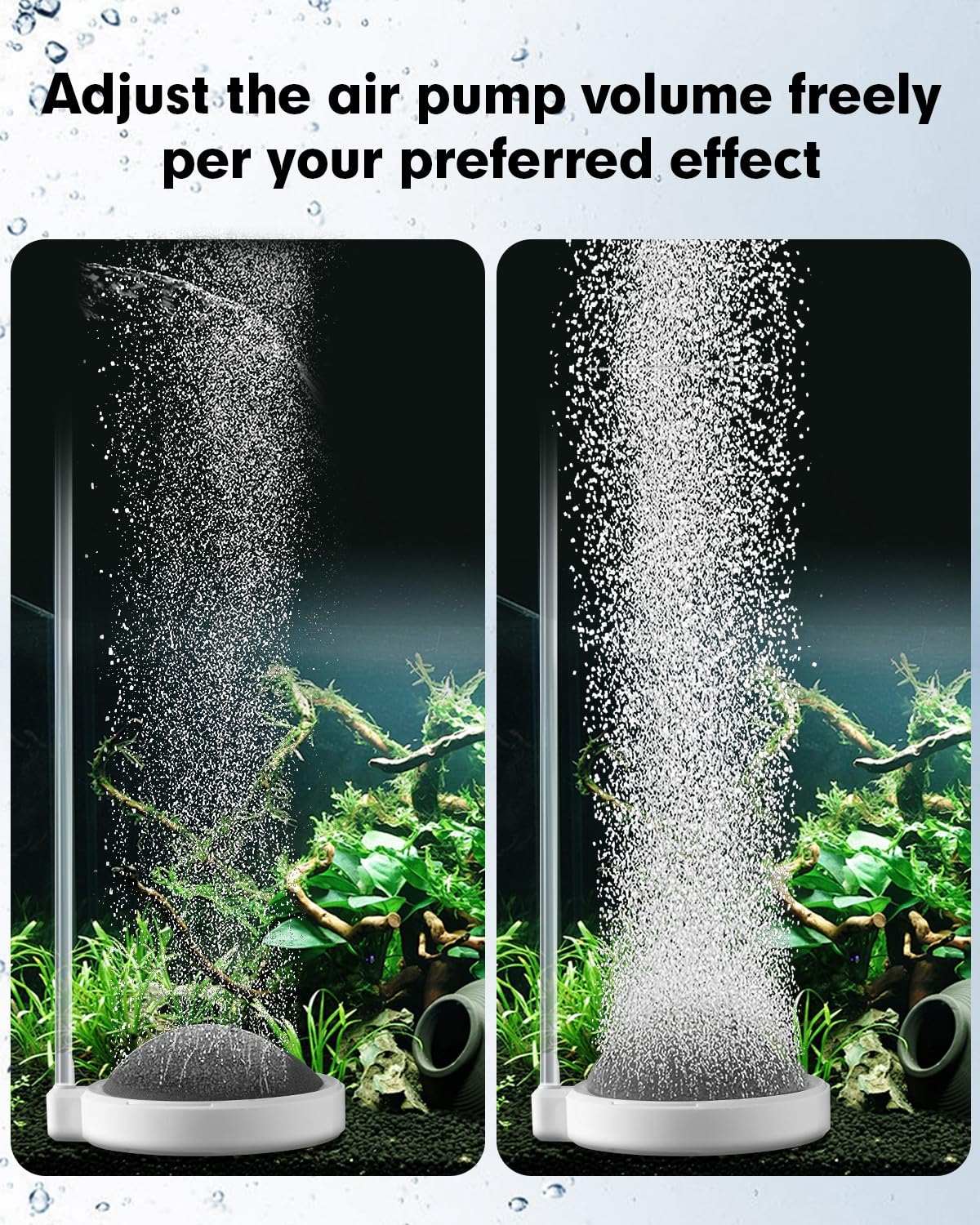 BLOTFISH Air Stone for Aquarium Fish Tank Bubbler 2 Inch Small Nano Air Bubble Stone Aerator Fish Tank Accessories - Image 3