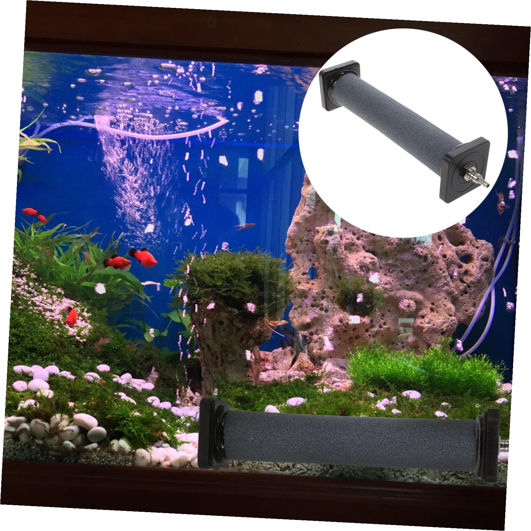 Aquarien Ausströmerstein für Luftpumpe Steine Diffusor für Aquarium Aquariensteine Ausströmerstein für Luftpumpe