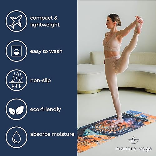 Miniatura 2 de Travel PRO 1.5mm - Foldable Fitness & Exercise Mat with Bag  Lightweight, Compact & Eco-Friendly  Non-Slip & Washable  For All Types of Yoga  72" L