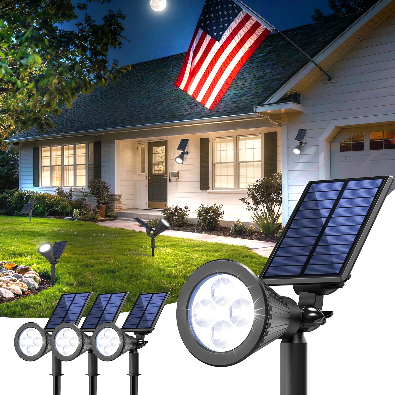 JEJOT Solar Spot Lights