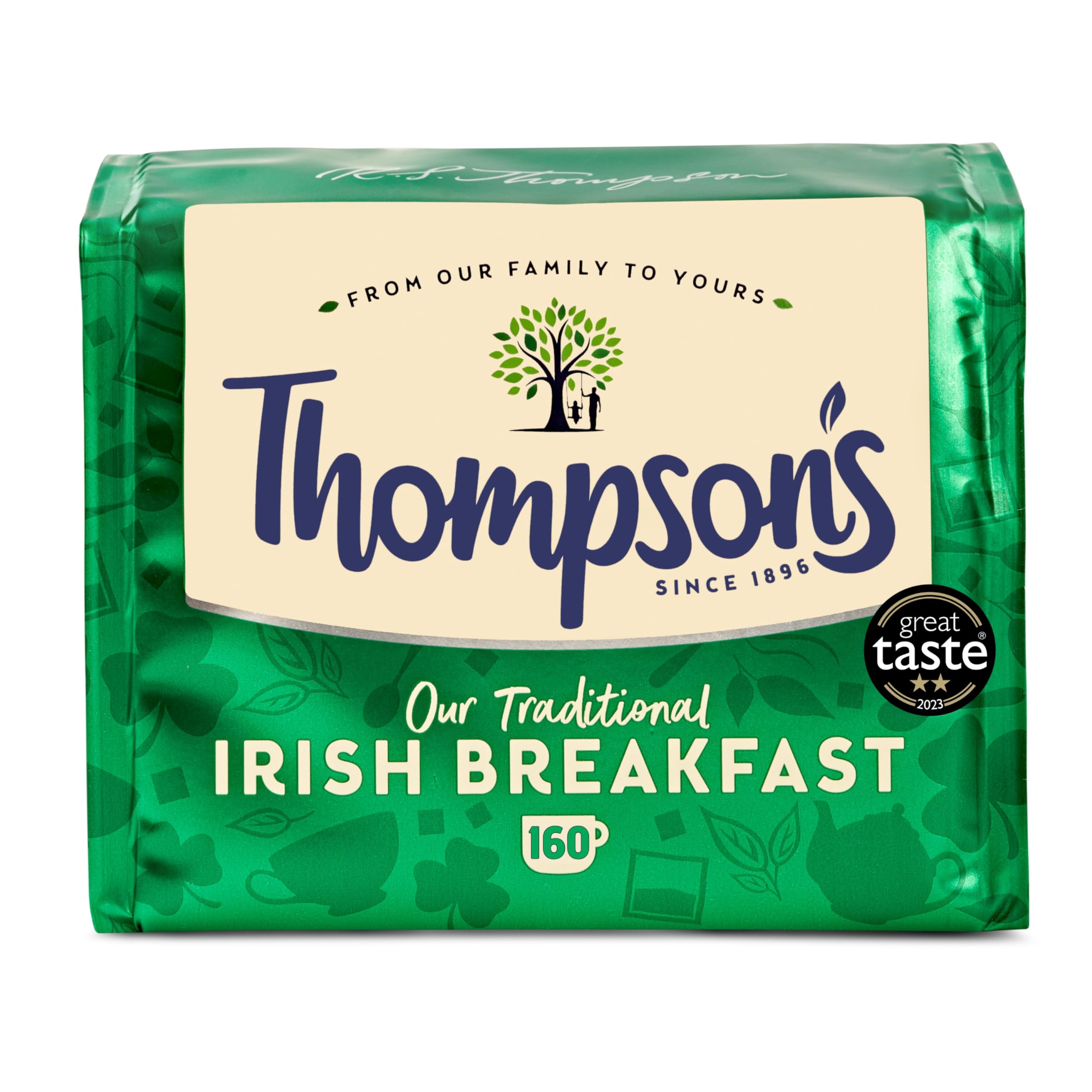 Thompson's Irish Breakfast 160'S Teabags 500G