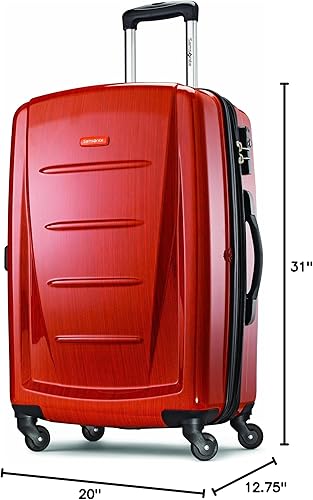 Vista 110 de Samsonite Winfield 2 Equipaje rígido con ruedas giratorias, Azul profundo, Juego de 3 piezas (20/24/28)