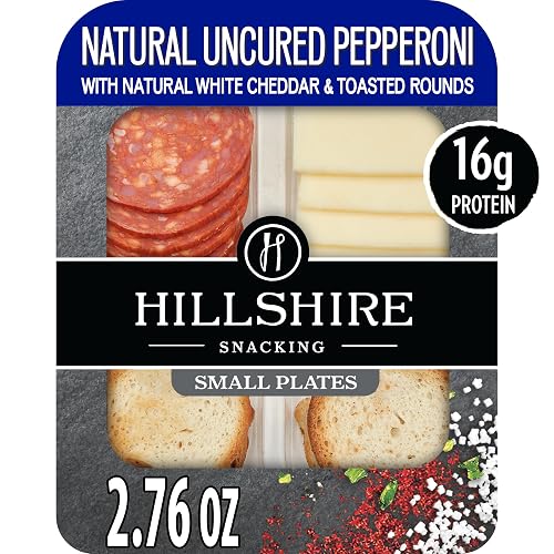 Hillshire Snacking All Natural Uncured Pepperoni Deli Lunch Meat with