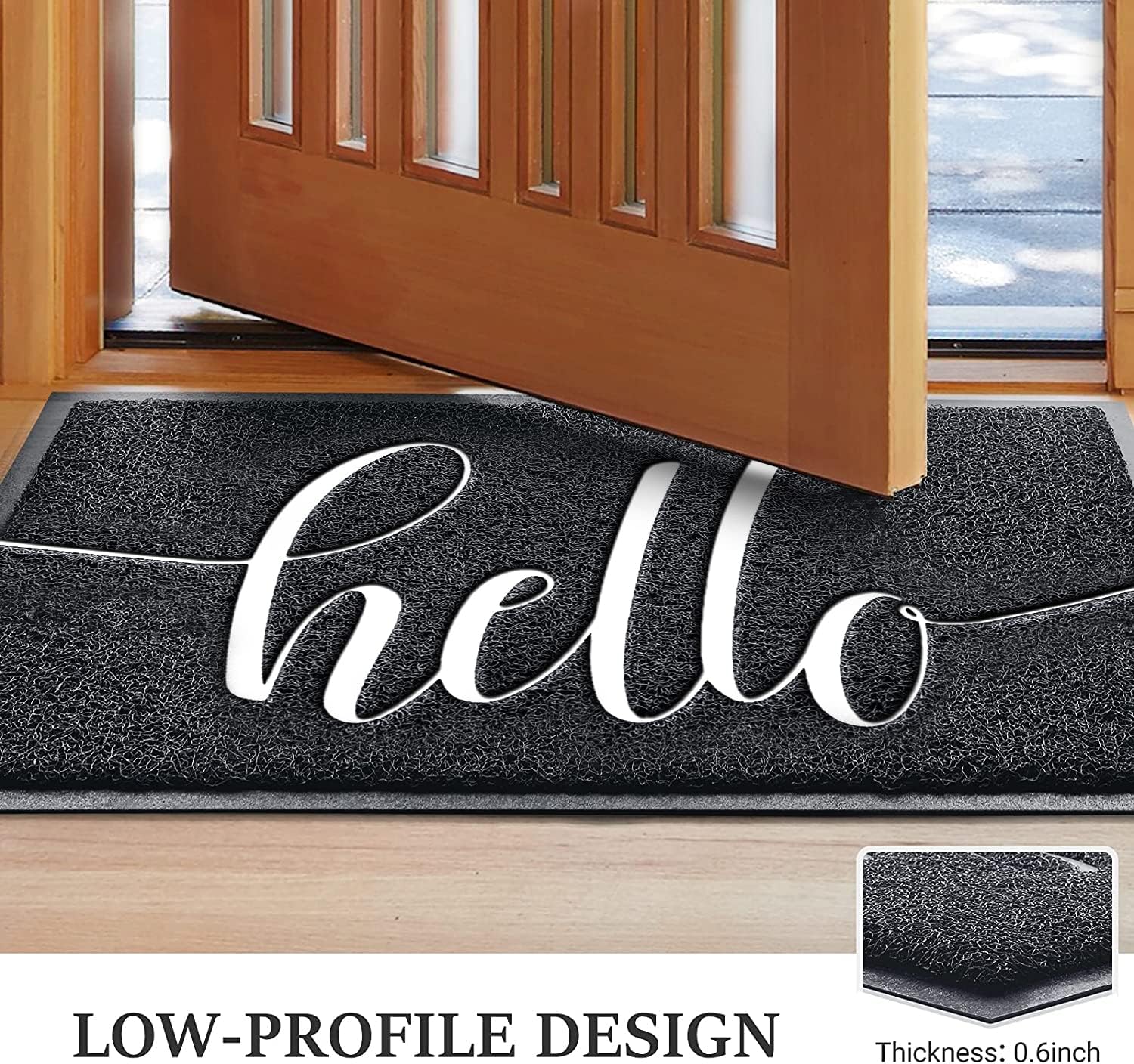 MAAZO Welcome Mats Outdoor (36"x24") Durable Floor Mat Front Door Mat Welcome Door Mats Outdoor Rug Indoor Non-Slip Door Mat for Entryway, Home Entrance, Patio, High Traffic Areas