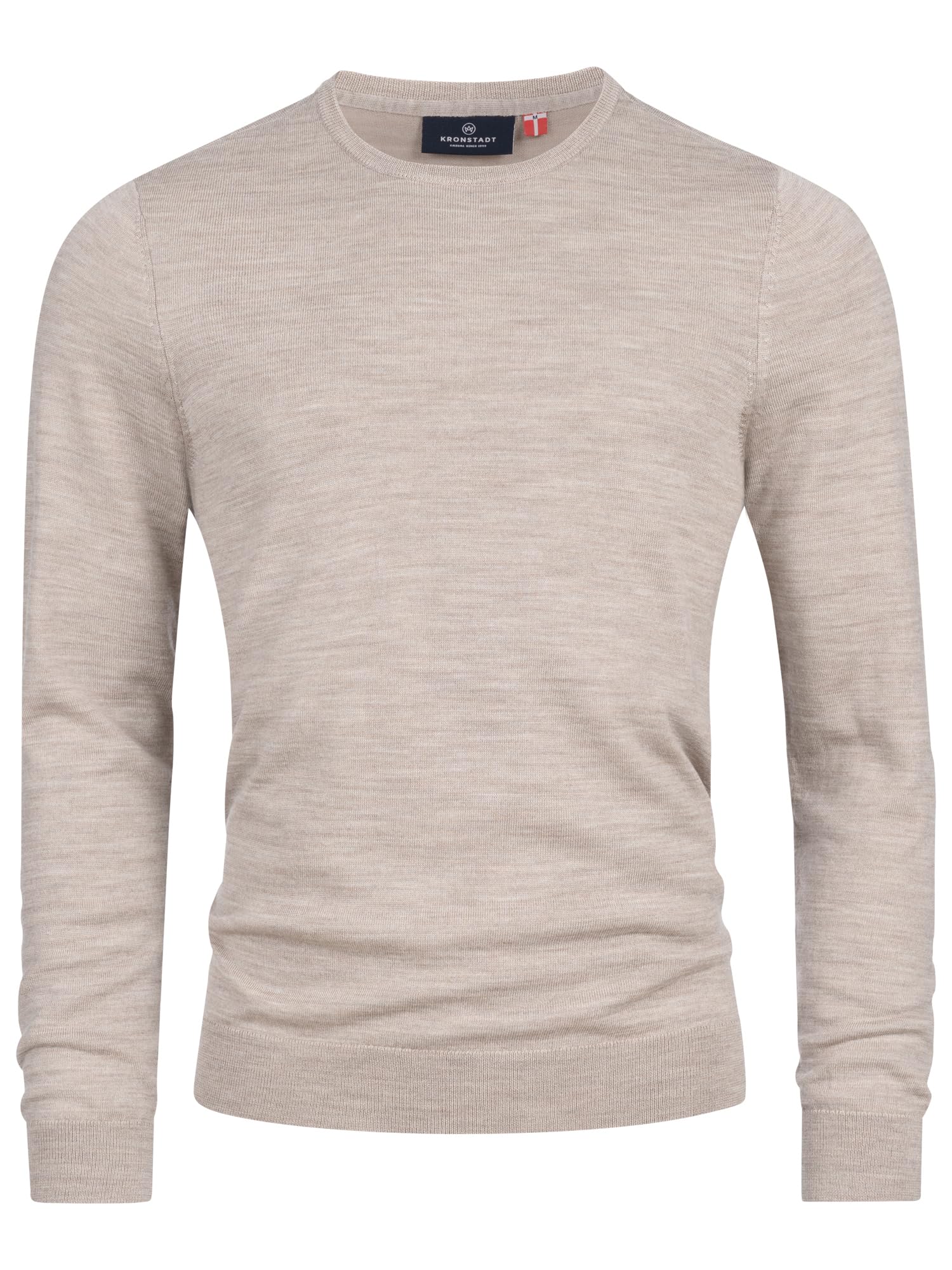 KRONSTADT Herren KSJohannes Feinstrickpullover aus 100% Merinowolle
