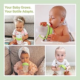 Anpei Ultimate Weaning and Transitional Nipple Kit Compatible with Comotomo Baby Bottles 5 oz and 8 oz | from 4 Months