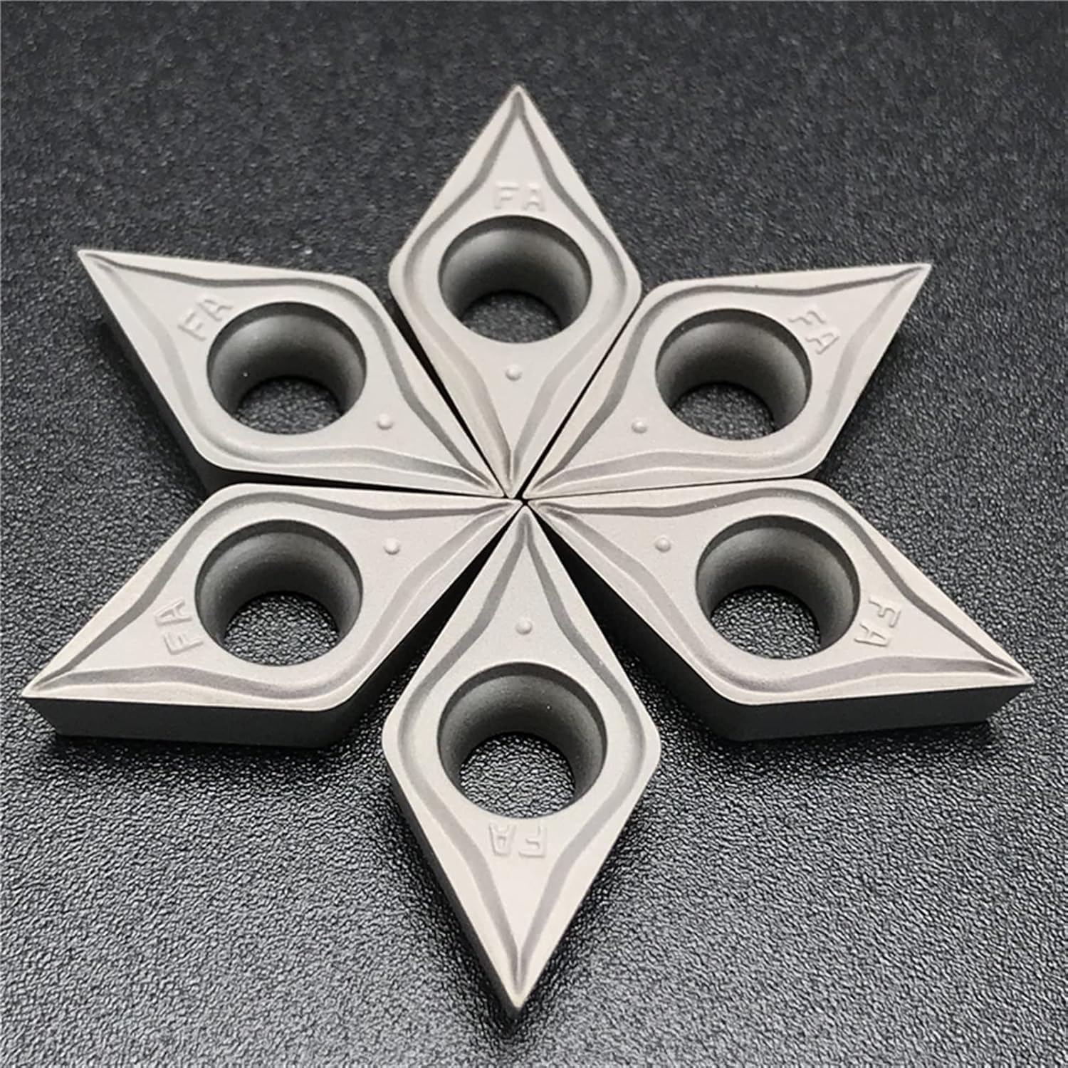 Herramientas de torneado, Cortadores Insertos DCMT11T302 FA CT3000 Cermet Herramienta de torneado Inserto de carburo Hoja de pulido de procesamiento de acero profesional DCMT 11T302 Herramientas de to