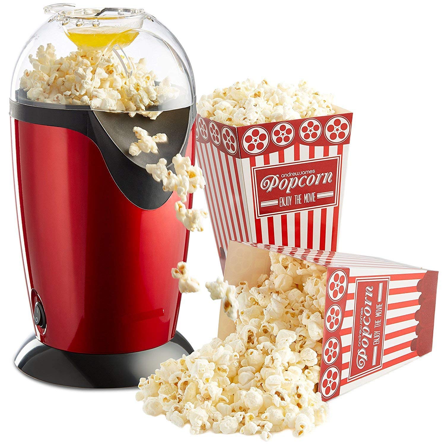 Electric Household Kitchen Popcorn Maker Machine (Multicolour)-image-30
