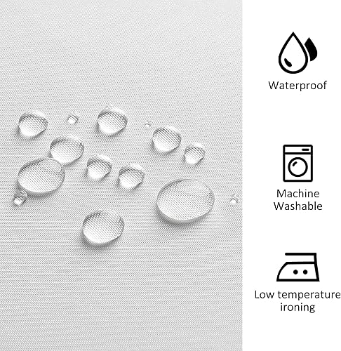 Miniatura 7 de LGhtyro Colorful Boho Rainbow Shower Curtain Bathroom Set 60Wx71H Inches Geometric Wave Retro Lines Abstract Aesthetic Minimalist Neutral Bath