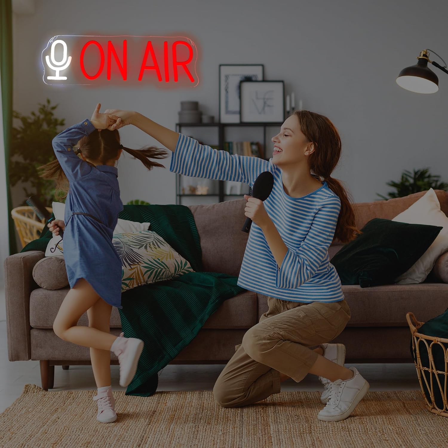 On Air Neon Sign LED Light for Live Streaming, Recording Studio, Bedroom, and Game Room Wall Décor, Vibrant LED Neon for Content Creators, Gamers, and Broadcasters - Image 2