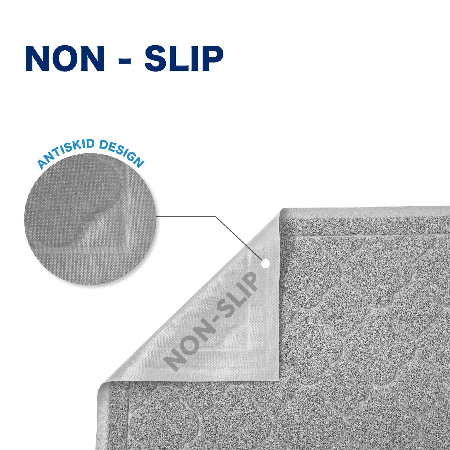 WePet Alfombra de arena para gatos Jumbo, alfombra de arena para gatos, tamaño grande, 35 x 23 pulgadas, alfombra de PVC suave premium, sin ftalatos, resistente al agua a la orina, lavable, control