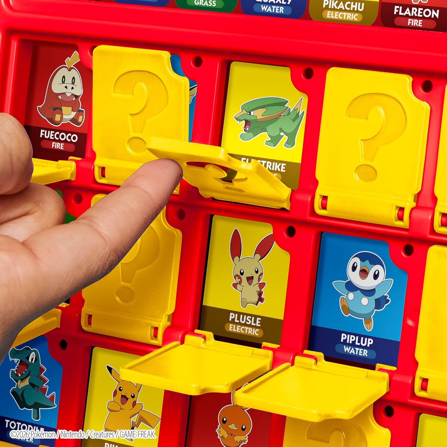 Guess Who? Pokémon Edition Game | 48 Pokémon | Fun Kids Board Games for Families | 2 Players | 15 Mins. | Travel Friendly | Ages 6+