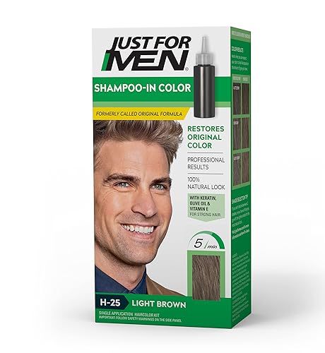 Just For Men  shampoo-in Color de pelo color café claro