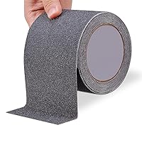 Vista 11 de Qingluan Cinta Antideslizante, 2 pulgadas x 32.8 pies, Cinta de Agarre Resistente Antideslizante Impermeable para Escalera, Peldaños, Pasos, Cinta