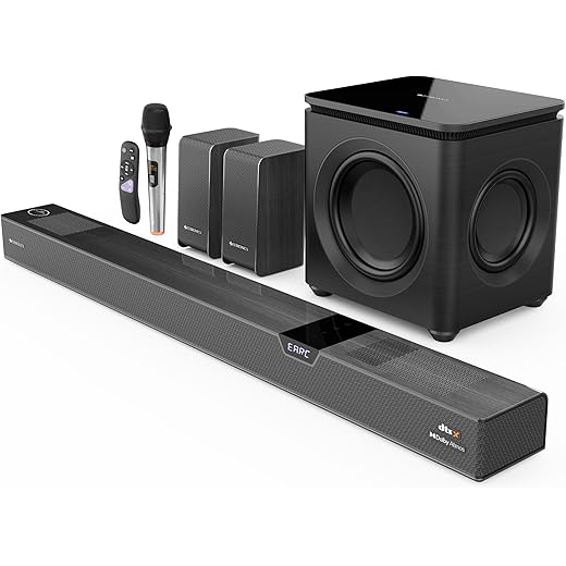 ZEBRONICS 1100 Watts Powerful Soundbar 724 Home Theatre Wi