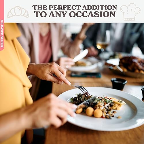 Miniatura 3 de Juego de cubiertos de plástico plateado para fiestas, juego de 180 cubiertos desechables preenrollados envueltos individualmente con servilletas