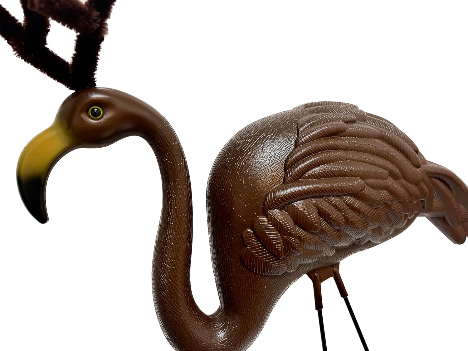GiftExpress Christmas Flamingo for Yard Ornaments, Santa Reindeer Decoration