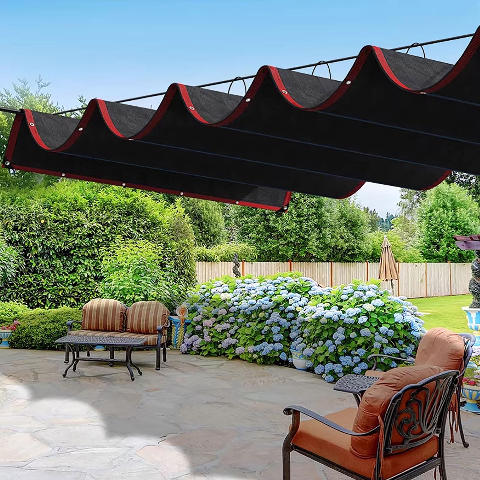 WQPMNYG Shade Cloth, Mesh Tarp with Grommets for Greenhouse, Patio, Vegetables, Plants Cover, and Chicken Coops