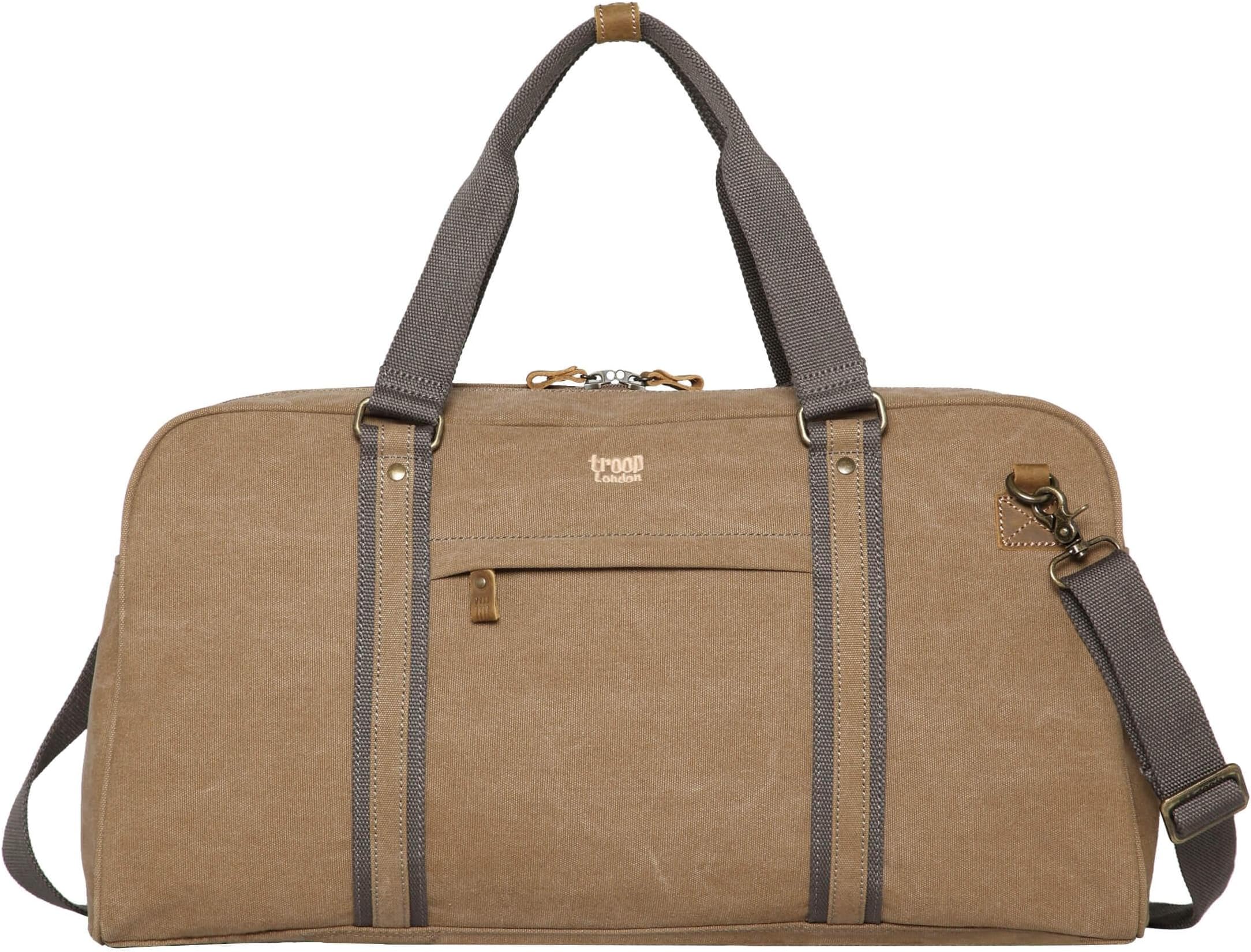 TRP0389 Classic Canvas Travel Duffel Bag, Large Holdall