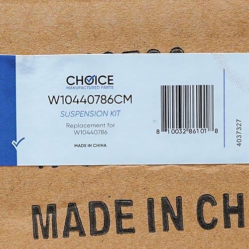 Miniatura 4 de para Whirlpool W10440786 Lavadora 27" Varillas de suspensión