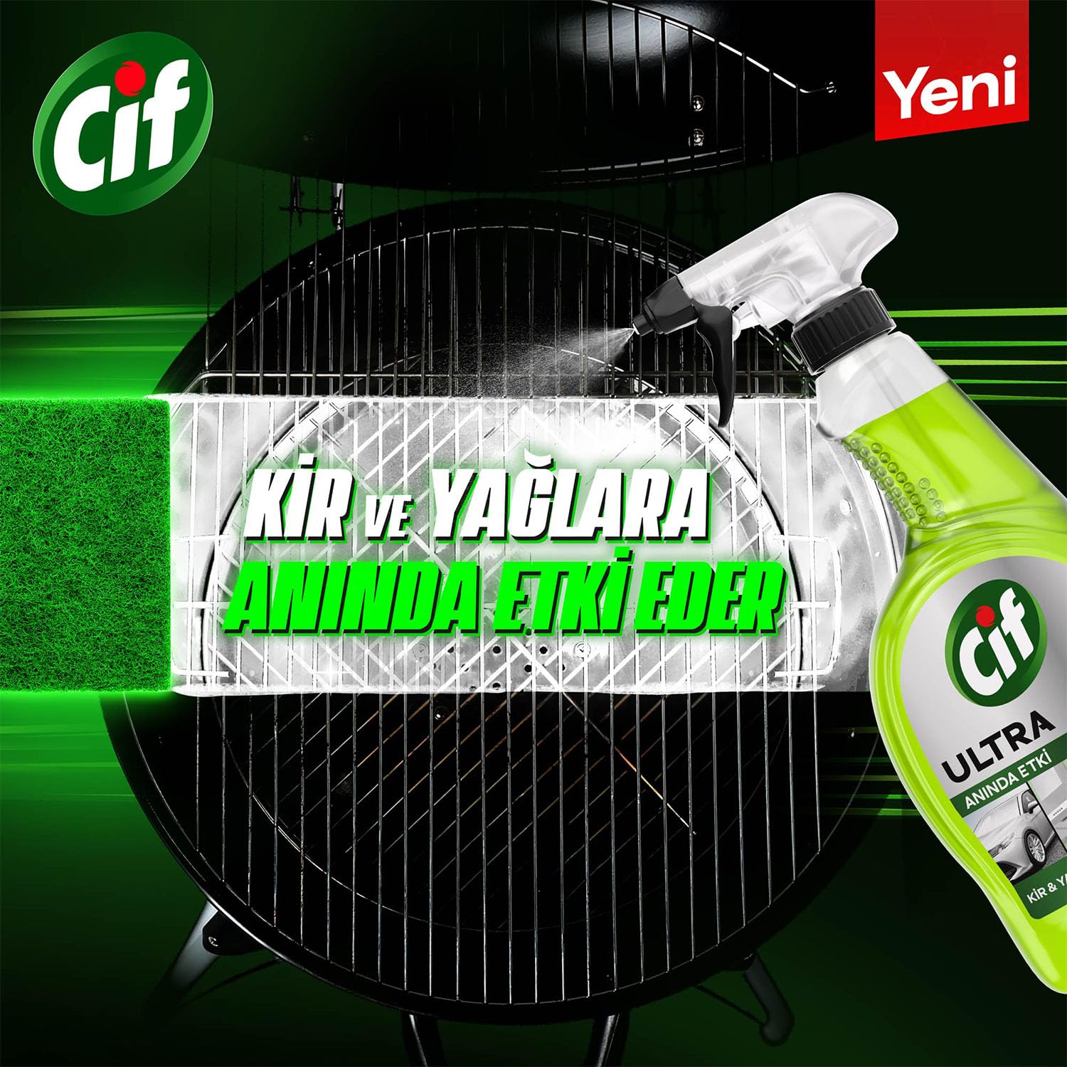 Cif Ultra Anında Etki Kir ve Yağ Sökücü 750 ml