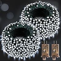 Vista 25 de Hezbjiti Luces de Cadena Navideñas LED de 1000 LED 403 Pies para Exteriores, 8 Modos de Iluminación IP44 Luces de Hadas Impermeables