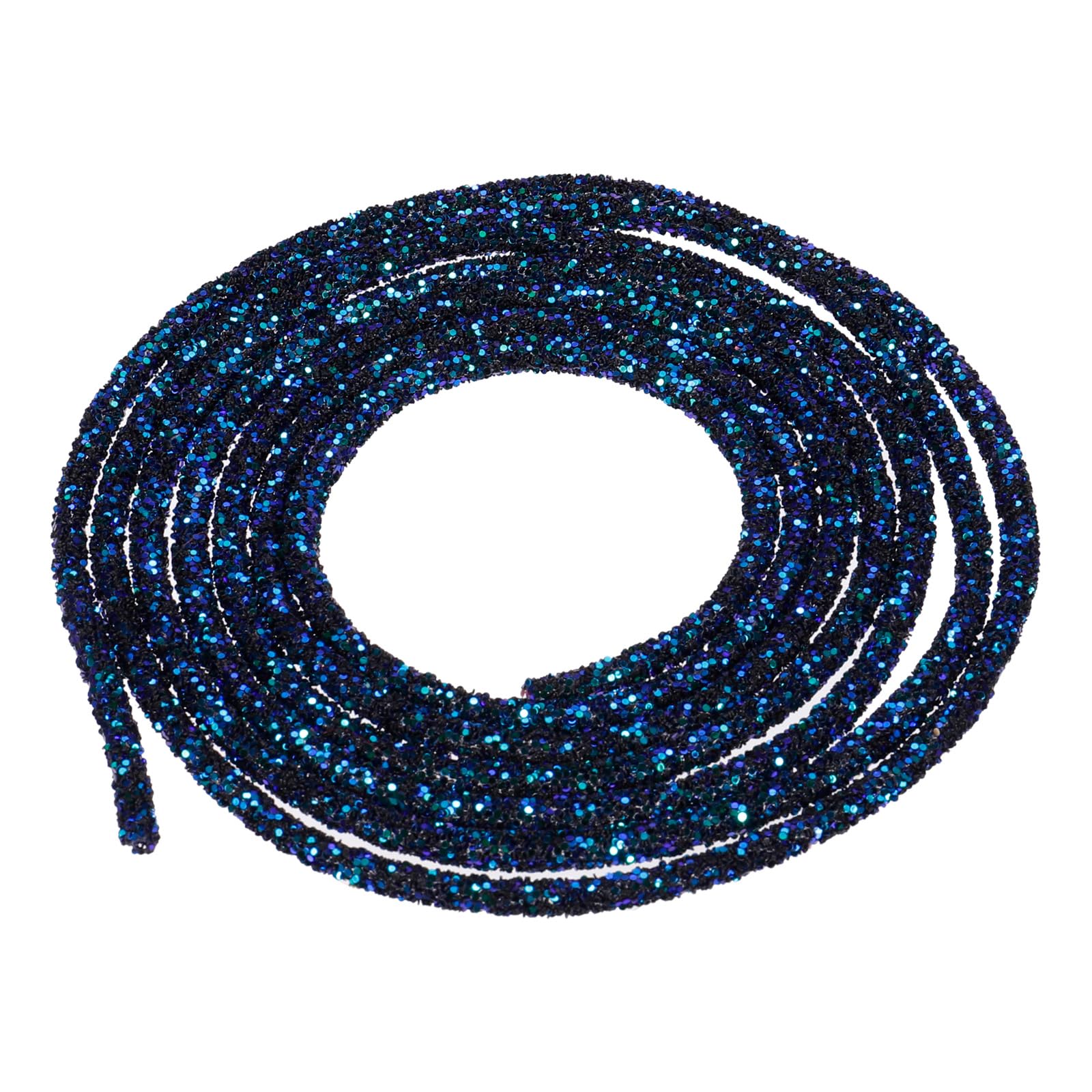 Amazon.com: MECCANIXITY 2.5 Yard 6mm 0.24 inch Glitter Sequins Rope ...