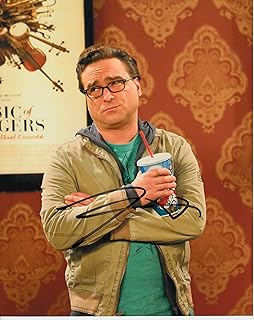 Johnny Galecki podpisane 10 x 8 kolorowe zdjęcie - Teoria Wielkiego Wybuchu - Roseanne - 100% u dealera - Zarejestrowany UACC #242