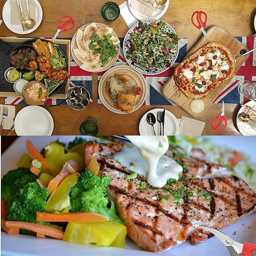 Miniatura 5 de Tijeras de mariscos de cocina, tijeras multifuncionales de acero inoxidable, tijeras de mariscos, tijeras de cangrejo para langosta, tijeras de