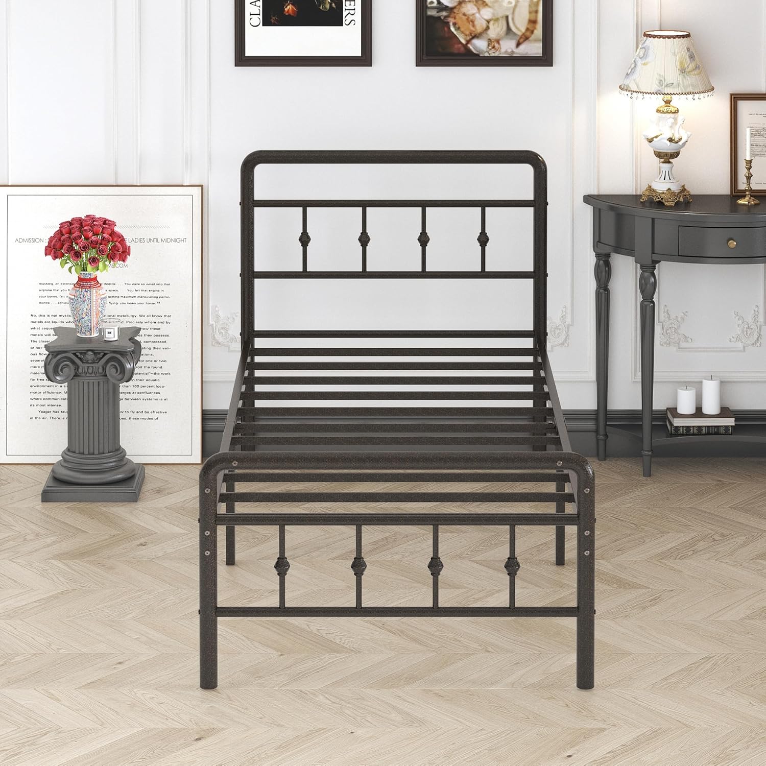 中村清治、花柄の服の少女、希少な画集より、新品高級額・額装付 中村