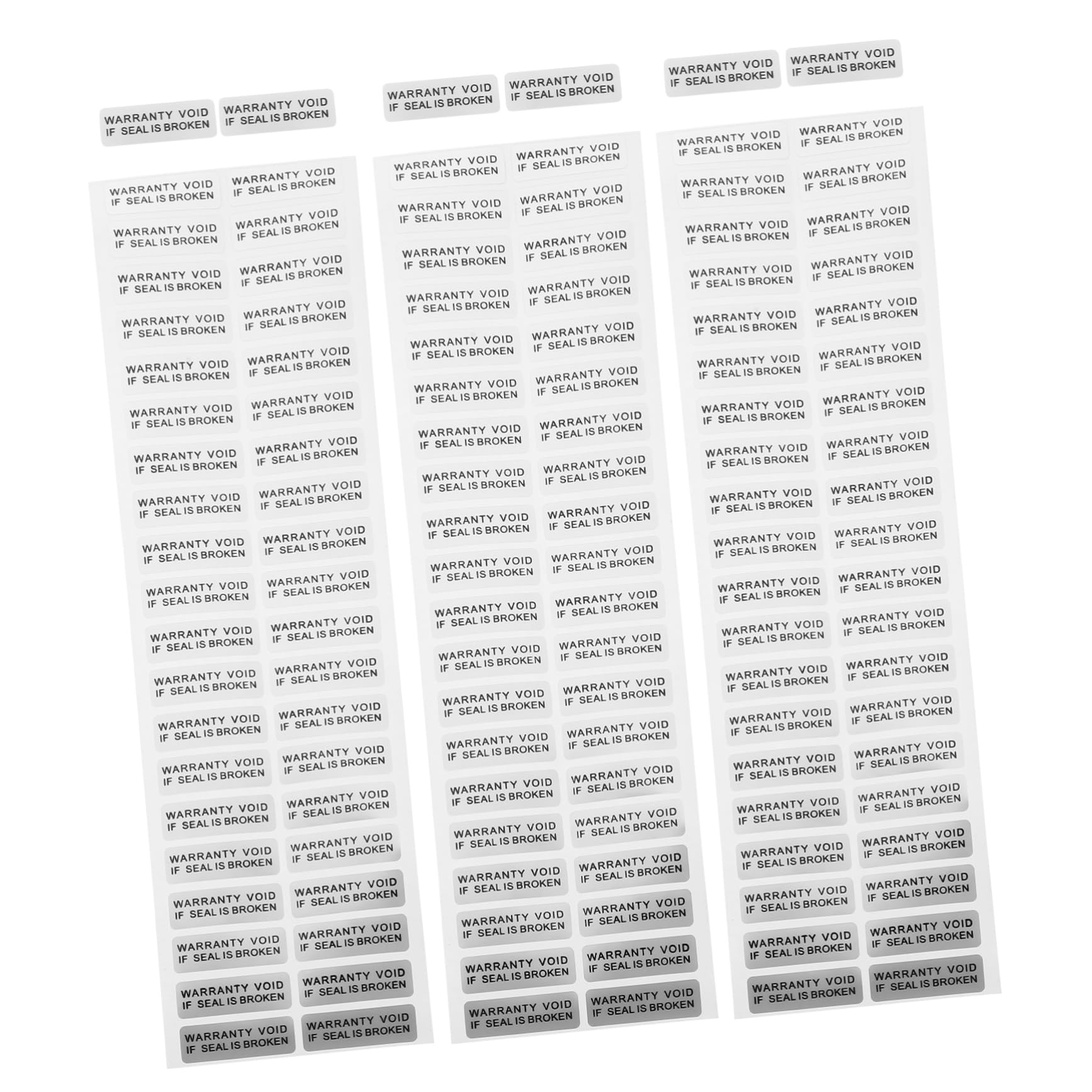 TEHAUX 1600pièces Autocollants Adhésifs De Sécurité Étiquettes Anti-vol Et Anti-fraude Autocollants Pratiques Pour Électronique Vêtements Et Articles Domestiques