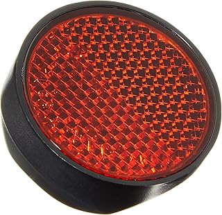 Prophete Reflektor zur Montage am Schutzblech, rot Fahrradreflektor, schwarz, L