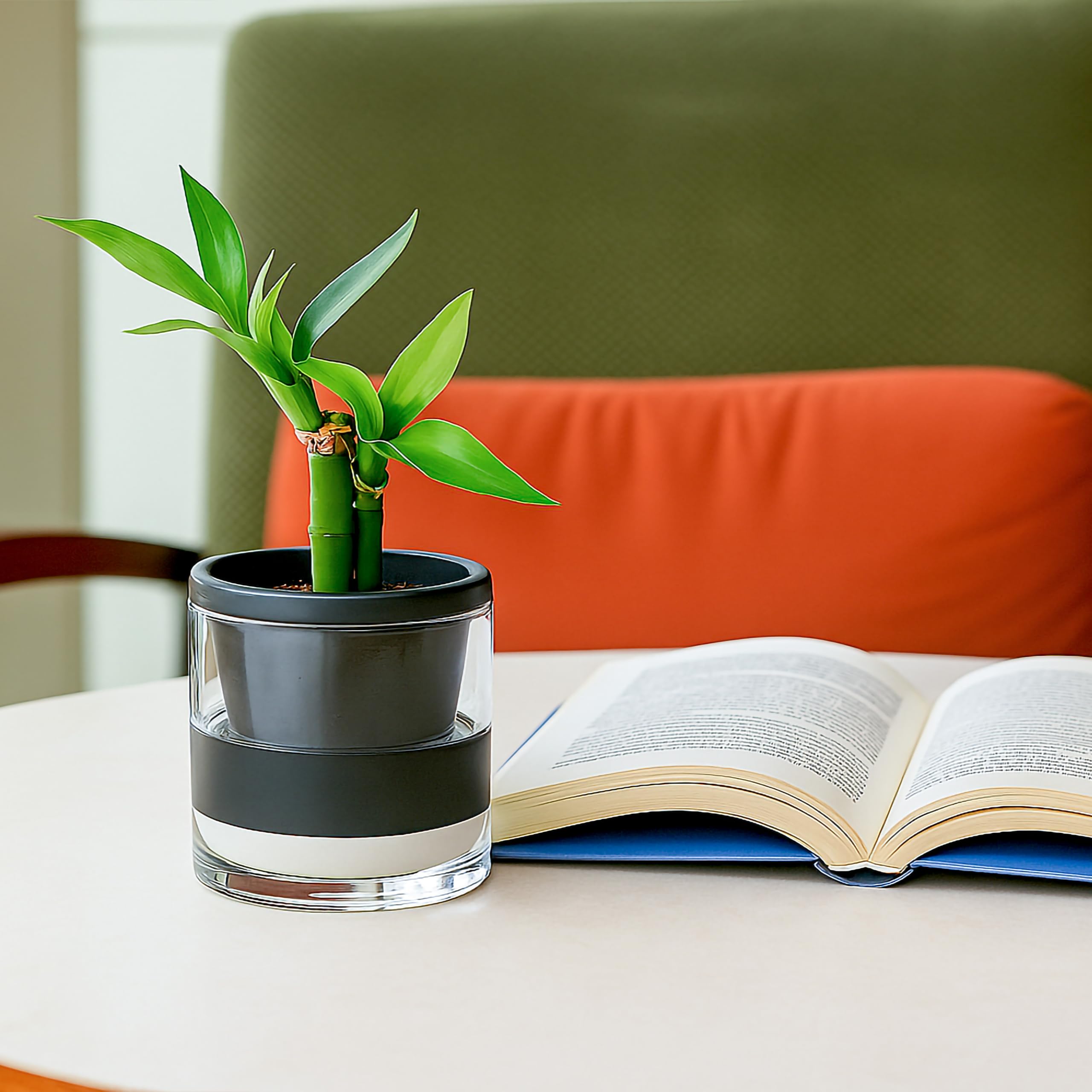 Vaso autoinnaffiante per esterno / interno LUKA MEDIUM