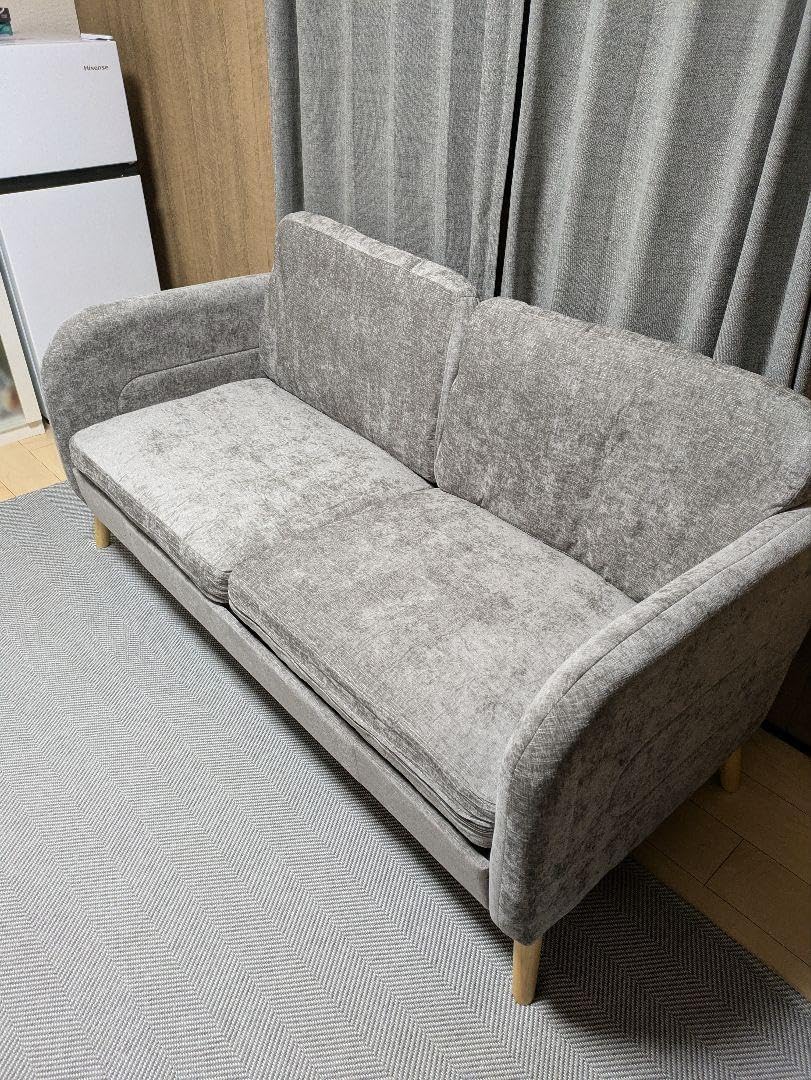 2人掛けソファ Nicole(ニコール)木製フレーム 2人掛けソファー「Nicole(ニコール)」/ウッドフレーム - 家具