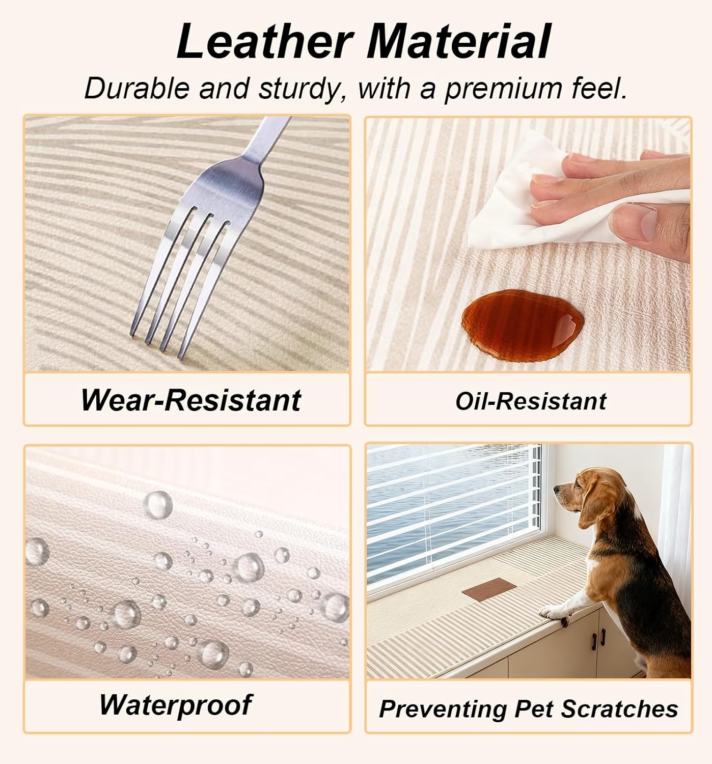 Trimmable Small Window Sill Mat, Waterproof Window Sill Cushion Pad Plants Pot Mat, Bay Window Countertop Protector Cover Pads for Household(Style4,20x8in/50x20cm)