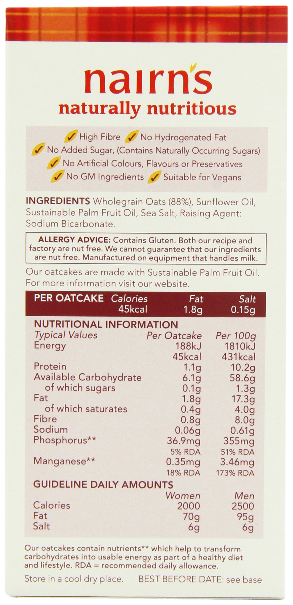 Traditional Rough Oatcake 291g
