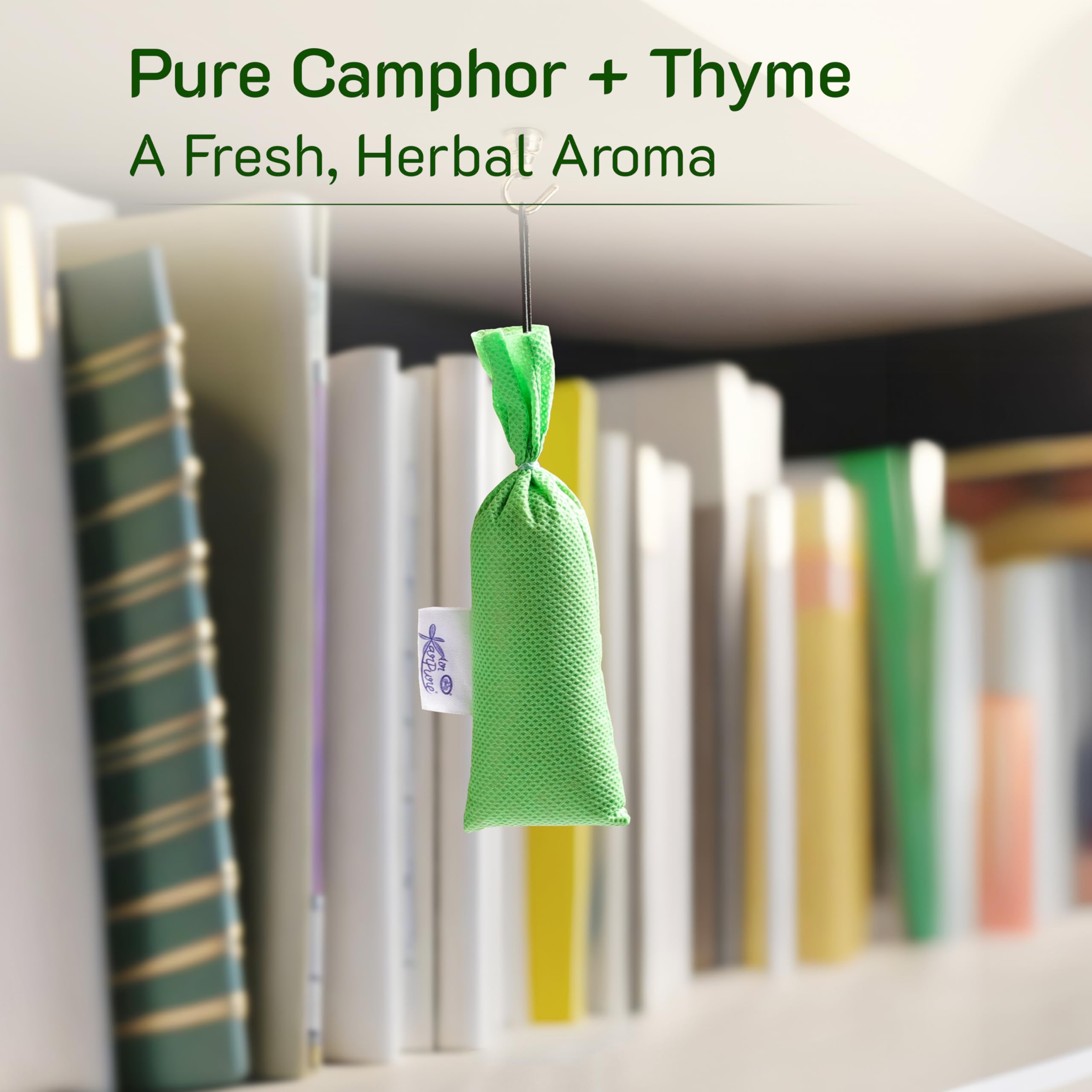 Cycle Pure Karpure Camphor Pouch - Pack Of 3, Lavender, Thyme & Bhimseni Fragrance, Air Freshener For Cars, Wardrobes, Bookshelves, Homes, Offices & Mosquito Repellent, Each Lasts Up To 45 Days, Rocks 1