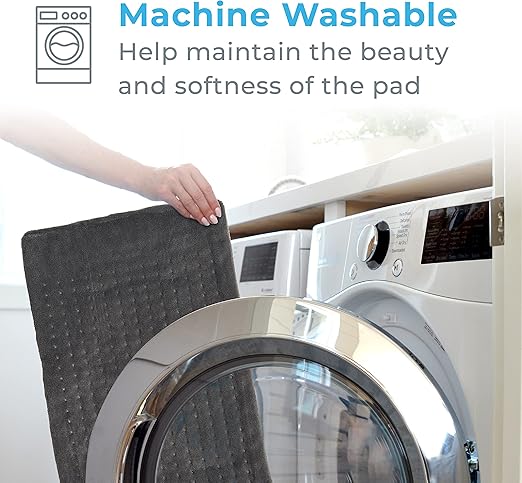 The PureRelief™ XL Heating Pad offers users the flexibility to adjust the heat intensity according to their preference and needs. With six heat settings to choose from, individuals can tailor the temperature to their desired comfort level. Ranging from low to high levels of heat, these settings cater to a wide range of pain intensities and personal preferences.