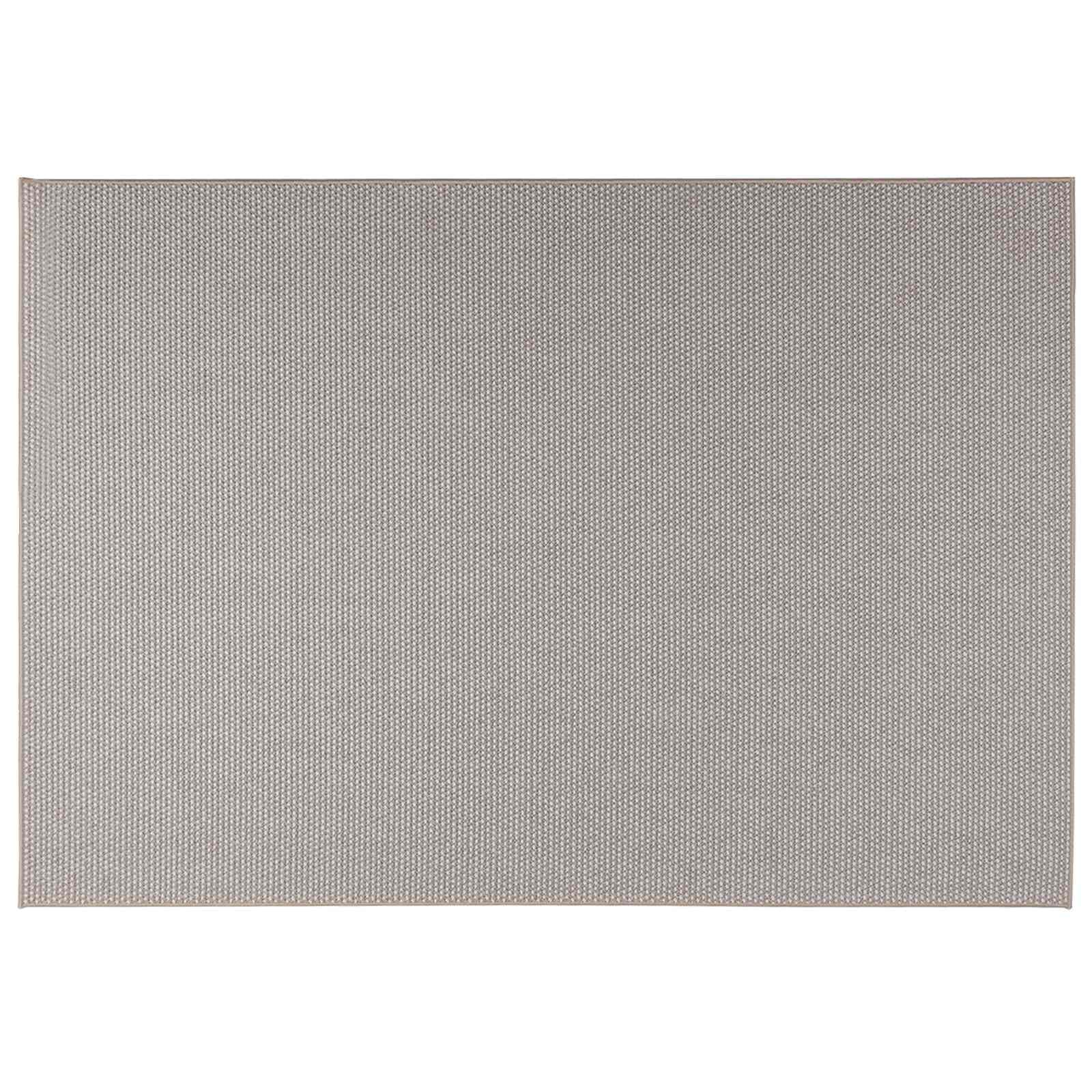 Tapis moderne en polyester haut de gamme aux finitions soignées crème taupe