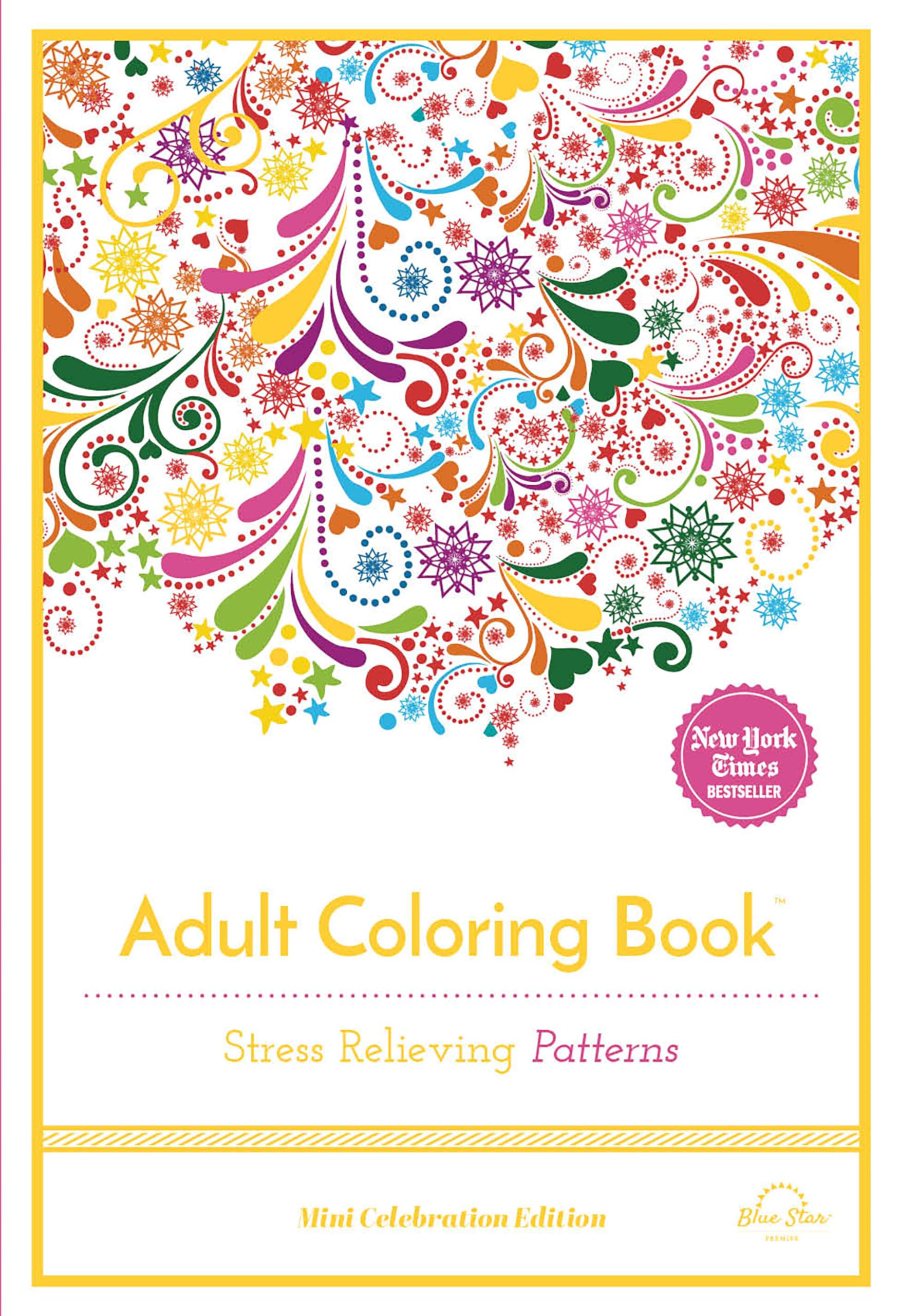 Stress Relieving Patterns: Adult Coloring Book