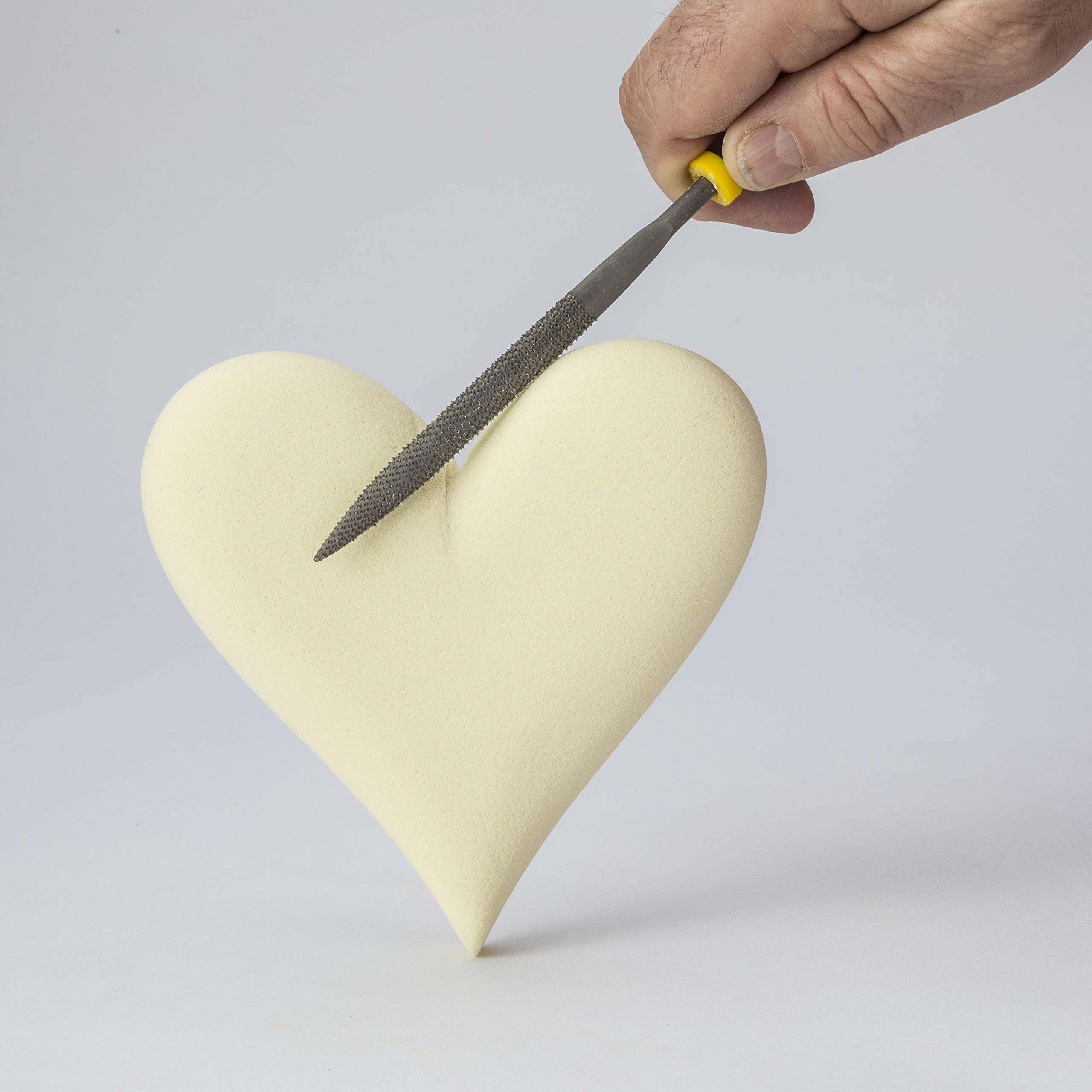 Sculpture Block SP 106 Sculpt and Paint Series, Prefabricated Hard Foam Block with Heart Design for Designing and Working Out - Image 4
