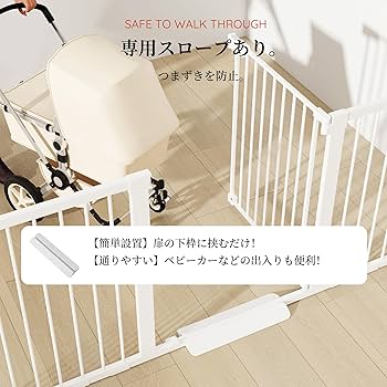 ペットサークル ペットフェンス ドア付き 専用スロープ付き 脱走防止 猫 犬 Amazon | ペットサークル ペットフェンス ドア付き 専用スロープ